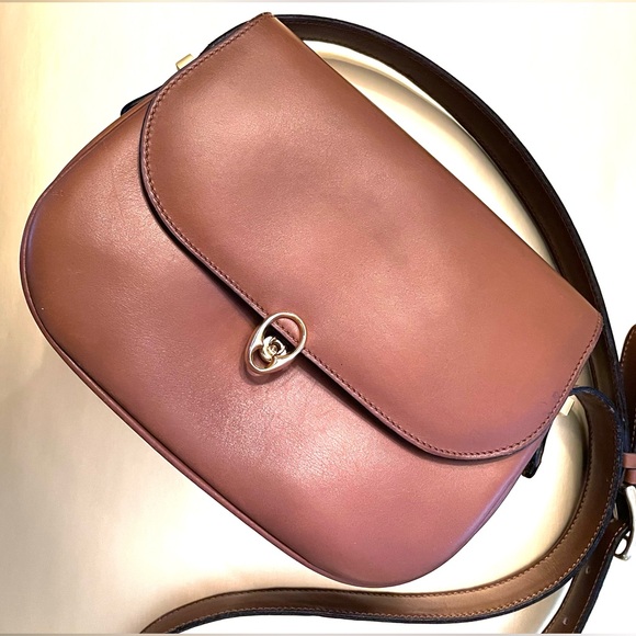 Vintage Celine Triomphe Leather in Natural Brown - Picture 3 of 11